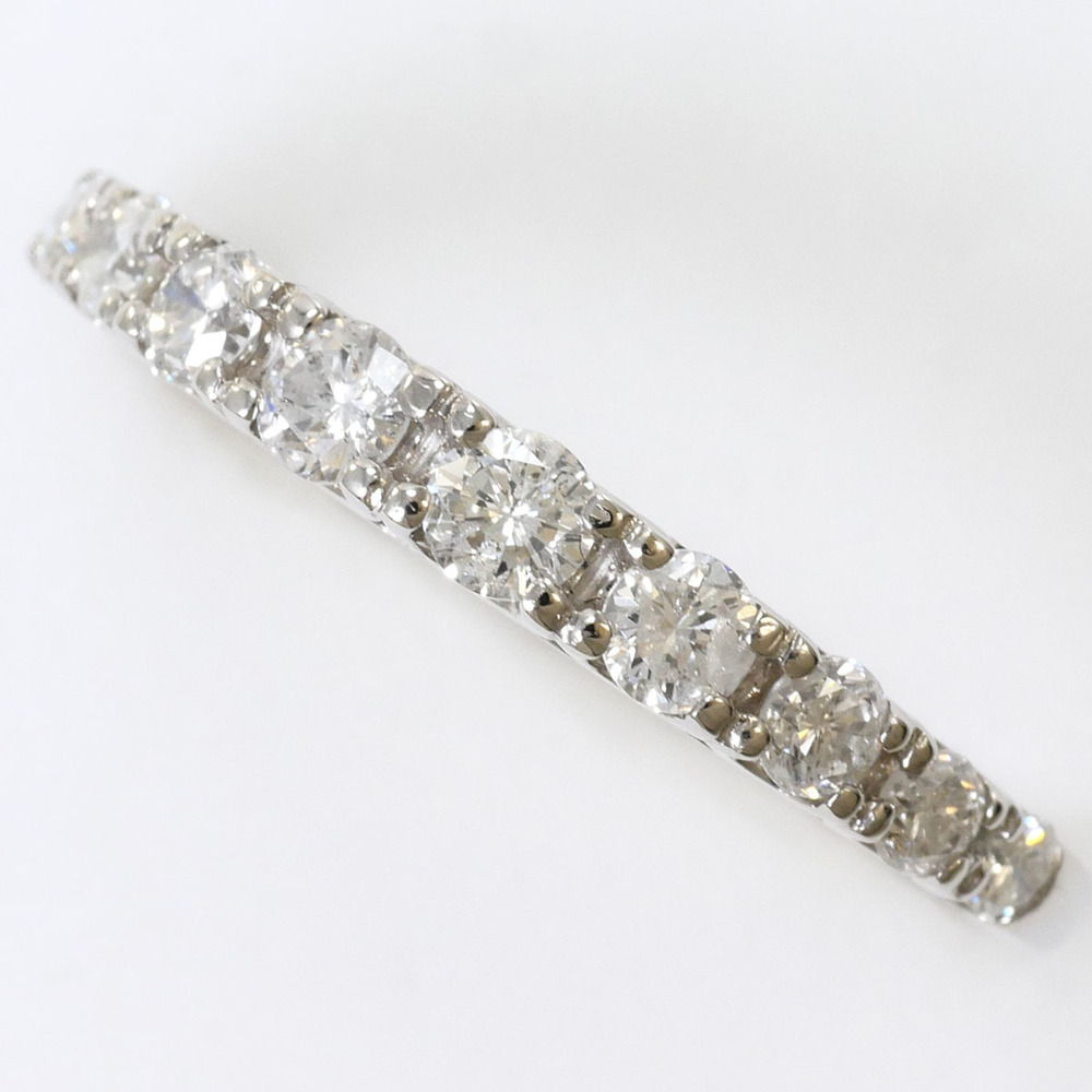 VINTAGE Silver Diamond Ring